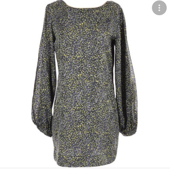 Elizabeth and James Silk Floral Off Shoulder Slit Mini Dress with pockets Size 4 - Picture 5 of 13